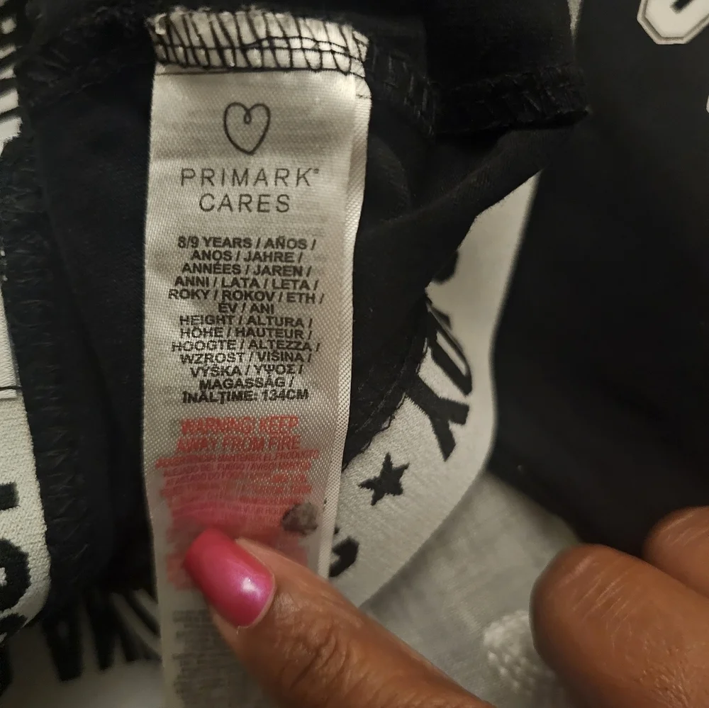 Kids' motivational leggings Kids size 8/9 Yrs comfortable active wear